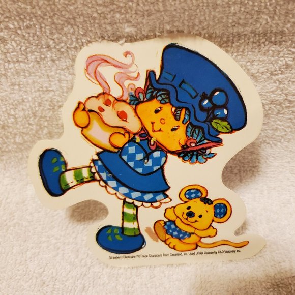 New! Vintage Blueberry Muffin Sticker - RARE - Picture 2 of 9